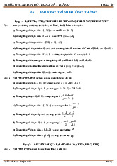 Bài 1 phương trình đường thẳng | Lý thuyết môn Toán lớp 10
