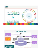 Bài 3: Khía cạnh xã hội của phát triển bền vững môn Phát triển bền vững | Đại học Kinh tế Thành phố Hồ Chí Minh