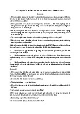 Bài tập Môn Thống kê kinh doanh và kinh tế | Đại học Cần Thơ