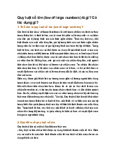 Quy luật số lớn (law of large numbers) là gì? Có tác dụng gì?