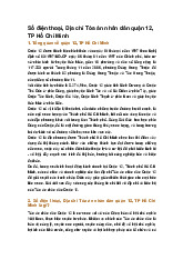 Số điện thoại, Địa chỉ Tòa án nhân dân quận 12, TP Hồ Chí Minh