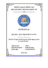 Kế hoạch chuỗi cung ứng và định dạng mô hình sản xuất của Pepsi | Bài thảo luận quản trị chuỗi cung ứng