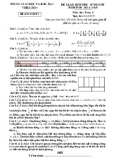 Đề giao lưu HSG Toán 6 năm 2024 – 2025 phòng GD&ĐT Thiệu Hóa – Thanh Hóa