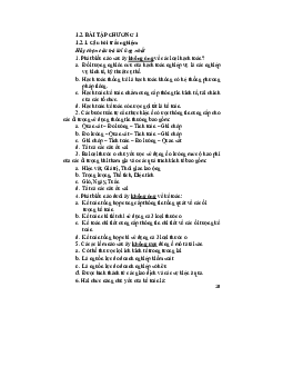 Bài tập trắc nghiệm đúng sai học phần Nguyên lý kế toán