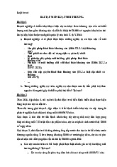 Đề cương môn Luật môi trường - Trường Đại học lao động -  xã hội