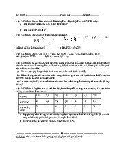 Đề thi môn Xác Suất Thống Kê | Đại học Kinh tế kỹ thuật công nghiệp
