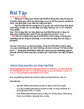 Bài Tập - Tóm Tắt Trung Gian Marketing Hòa Phát và Khách Hàng môn Marketing căn bản | Trường đại học Mở Hà Nội