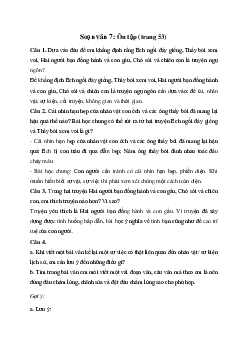 Ôn tập trang 53 | Soạn văn 7 Chân trời sáng tạo