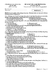 Đề thi thử tốt nghiệp THPT 2025 môn Lịch sử cụm Bình Giang, Cẩm Giàng, Thanh Miện, Hải Dương