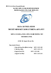 TH Nhóm 2 - Cơ sở hạ tầng công nghệ thông tin. Môn Thiết kế giao diện | Đại học Trường Đại học Công nghệ thông tin, Đại học Quốc gia Thành phố Hồ Chí Minh.