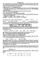 Những bài tập hay về chủ đề Phóng xạ | Bài tập Hoá đại cương | Trường Đại học khoa học Tự nhiên