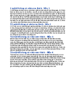 Viết đoạn văn ngắn từ 6 đến 8 câu tả một đồ dùng cá nhân em thích - Tập làm văn lớp 3 Chân trời sáng tạo