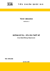 TCVN 13592:2022 Đường Đô Thị - Yêu Cầu Thiết Kế và Quy Hoạch | Môn Thiết kế đường - Đại học Sư phạm Kỹ thuật Thành phố Hồ Chí Minh