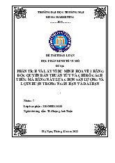 Phân Tích Độc Quyền Bán Thuần Túy | Bài thảo luận Kinh Tế Vi Mô