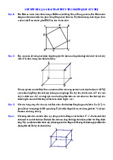 Chuyên đề các bài toán thực tế có liên quan đến cực trị ôn thi vào lớp 10