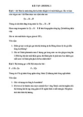 Bài tập chương 2 - 4 môn Kinh tế vi mô 1 | Học viện Tài chính