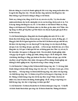 Cơ chế khoán kinh doanh | Đại học Sư Phạm Hà Nội