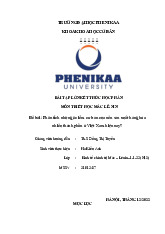 Phân tích những đặc điểm cơ bản của nền sản xuất hàng hóa nhiều thành phần ở Việt Nam hiện nay? | Bài tập lớn học phần Triết học Mác -Lênin | Trường Đại học Phenikaa