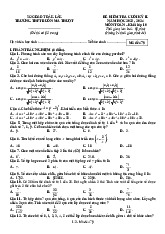 Đề học kỳ 2 Toán 10 năm 2023 – 2024 trường THPT Buôn Ma Thuột – Đắk Lắk