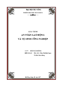 Giáo trình An toàn lao động và vệ sinh công nghiệp