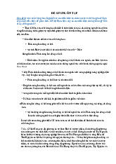 Đề cương các chủ đề ôn tập môn Kinh tế chính trị | Trường đại học Mở Hà Nội