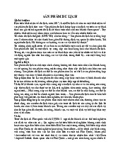 Khái niệm và phân loại sản phẩm du lịch: Tổng quan và xu hướng mới