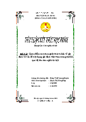 Quan điểm của chủ nghĩa Mác-Lênin về gia đình và vấn đề xây dựng gia đình Việt Nam trong thời kì quá độ lên chủ nghĩa xã hội | CNXHKH