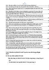 Đề cương Thi Kinh tế vĩ mô | Đại học Thương Mại