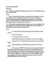 Chương 1 Luật doanh nghiệp | Trường Đại học Kinh tế – Luật, Đại học Quốc gia Thành phố Hồ Chí Minh