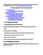 Giải SGK Công nghệ lớp 5 Chân trời sáng tạo Bài 6: Sử dụng tủ lạnh