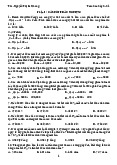 Câu hỏi ôn tập trắc nghiệm - Toán cao cấp c2 | Trường Đại Học Duy Tân