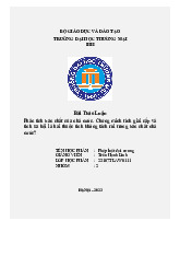 Phân Tích Bản Chất Nhà Nước | Bài thảo luận Pháp Luật Đại Cương