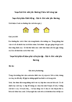 Soạn bài Góc nhỏ yêu thương trang 109  | Tiếng việt lớp 2 | Chân trời sáng tạo