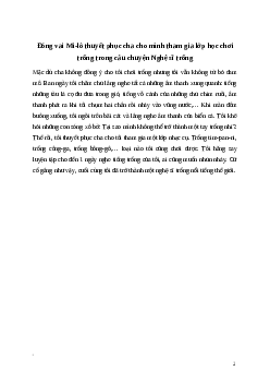 Văn mẫu Đóng vai Mi-lô thuyết phục cha cho mình tham gia lớp học chơi trống | kết nối tri thức