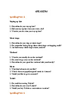 Speaking anh văn toeic | Học viện Hành chính Quốc gia