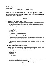 Bài kiểm tra quá trình lần 3 | Môn kinh tế vĩ mô