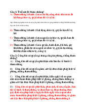 Câu hỏi về Tham nhũng và Quy định pháp luật  môn Pháp luật đại cương | Trường đại học Mở Hà Nội