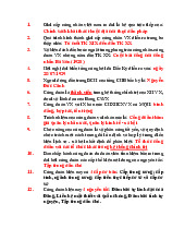 Tài liệu ôn tập về Công đoàn Việt Nam | Môn Đại cương Công đoàn Việt Nam - Đại học Công Đoàn