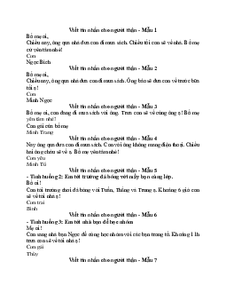 Viết tin nhắn cho người thân (10 mẫu) | Tập làm văn lớp 2 | Kết nối tri thức