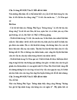 Soạn bài Củng cố, mở rộng trang 59 | Ngữ văn 11 Kết nối tri thức