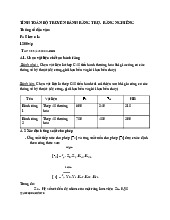 Tính Toán Ứng Suất Bánh Răng Trụ Nghiêng - Môn BTL Ctm. Môn Chi tiết máy (GTVT) | Trường Đại học Giao thông Vận tải.