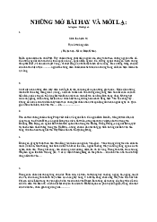 Những mở bài hay và mới lạ - Lý luận văn học | Trường Đại học Sư Phạm Hà Nội