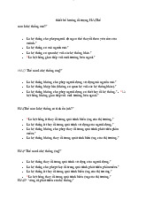 Tổng hợp bộ câu hỏi trắc nghiệm ôn tập môn Thiết kế hướng đối tượng   | Trường đại học Kinh Doanh và Công Nghệ Hà Nội