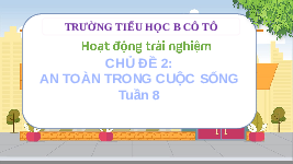 Giáo án điện tử Hoạt động trải nghiệm 3 Cánh diều: Tuyên truyền về vệ sinh an toàn thực phẩm