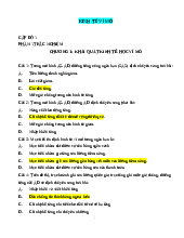 TRẮC NGHIỆM KINH TẾ VĨ MÔ 1: CẤP ĐỘ 1 VÀ 2 - HỎI ĐÁP CHI TIẾT