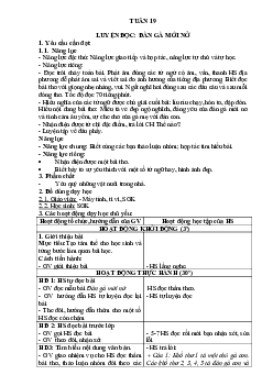 Giáo án buổi 2 Tiếng Việt 2 sách Cánh diều | Tuần 19
