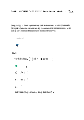 Đề toán cuối kì   - Môn Toán cho các nhà kinh tế | Đại học Kinh Tế Quốc Dân