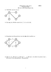 Đề thi giữa kỳ 2 môn Toán rỏi rạc | Trường Đại học Bách khoa Hà Nội