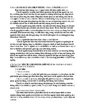 Đề cương môn Tâm lý học đại cương - Trường Đại học lao động -  xã hội.