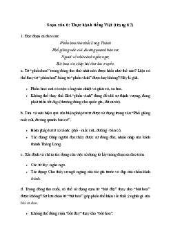 Soạn bài Thực hành tiếng Việt trang 67 - Chân trời sáng tạo 6